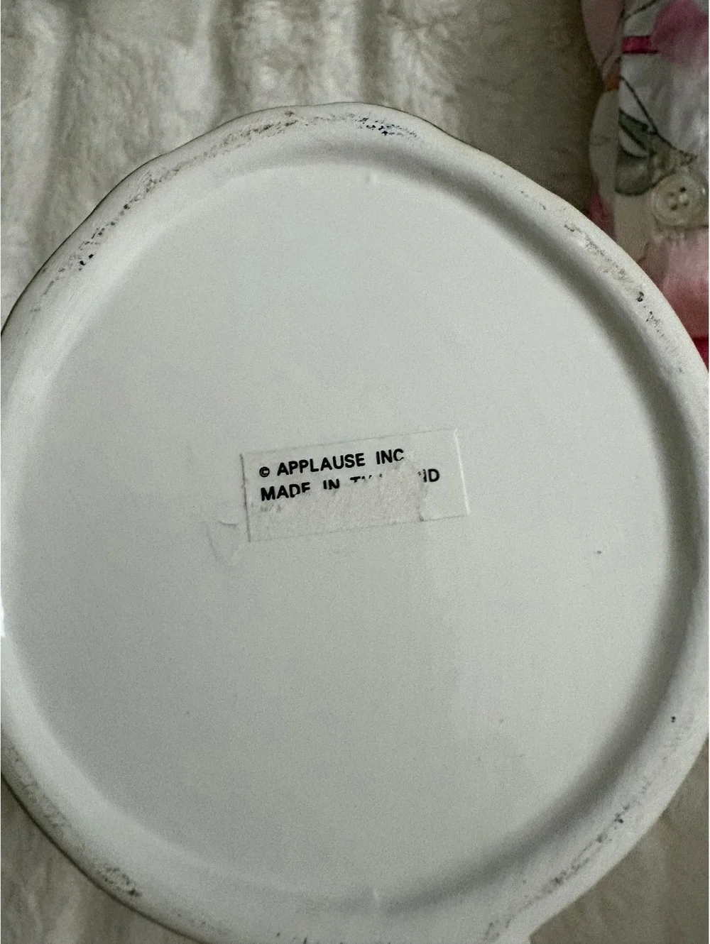 Alice in wonderland white rabbit mug.
